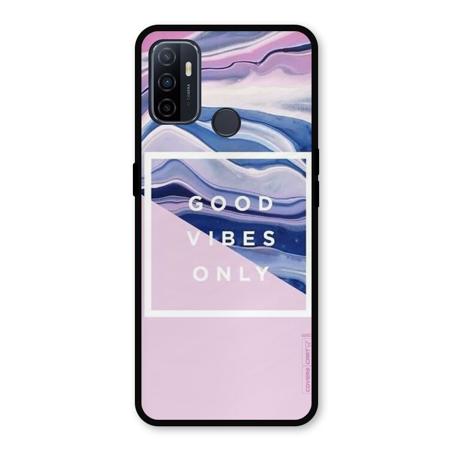 Pastel Color Vibes Metal Back Case for Oppo A53