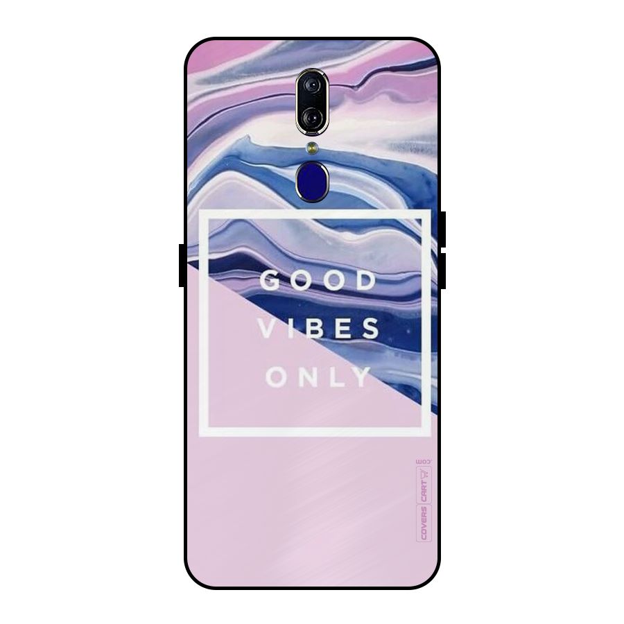 Pastel Color Vibes Metal Back Case for Oppo F11