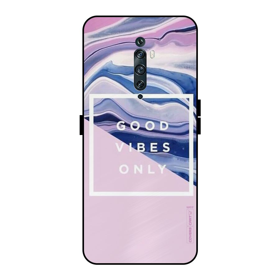 Pastel Color Vibes Metal Back Case for Oppo Reno2 F