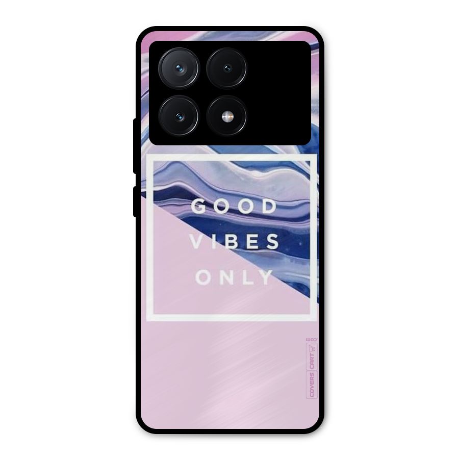 Pastel Color Vibes Metal Back Case for Poco X6 Pro
