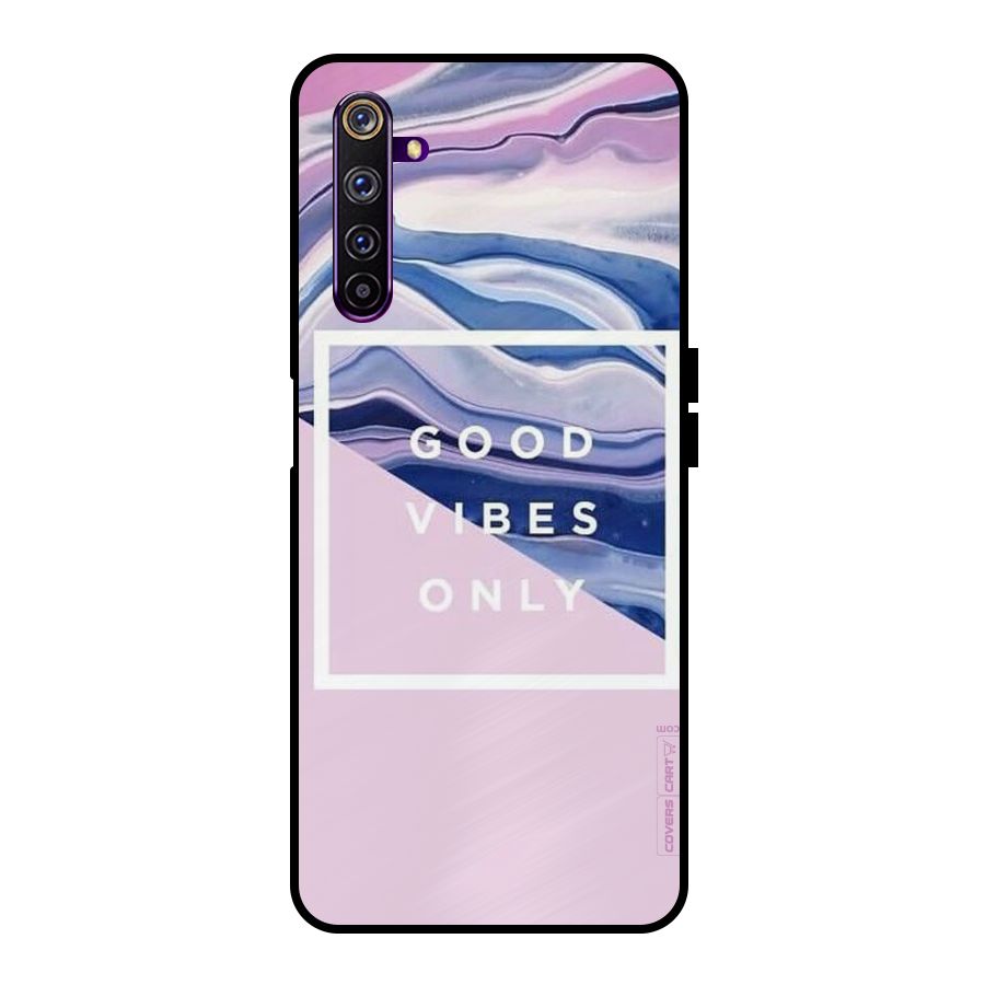 Pastel Color Vibes Metal Back Case for Realme 6 Pro