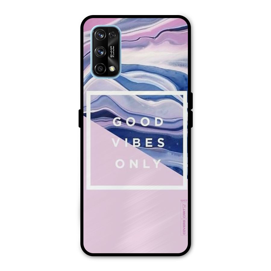 Pastel Color Vibes Metal Back Case for Realme 7 Pro