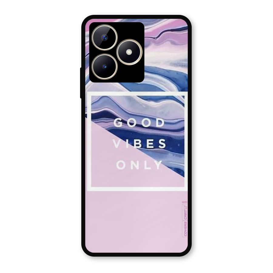 Pastel Color Vibes Metal Back Case for Realme C53