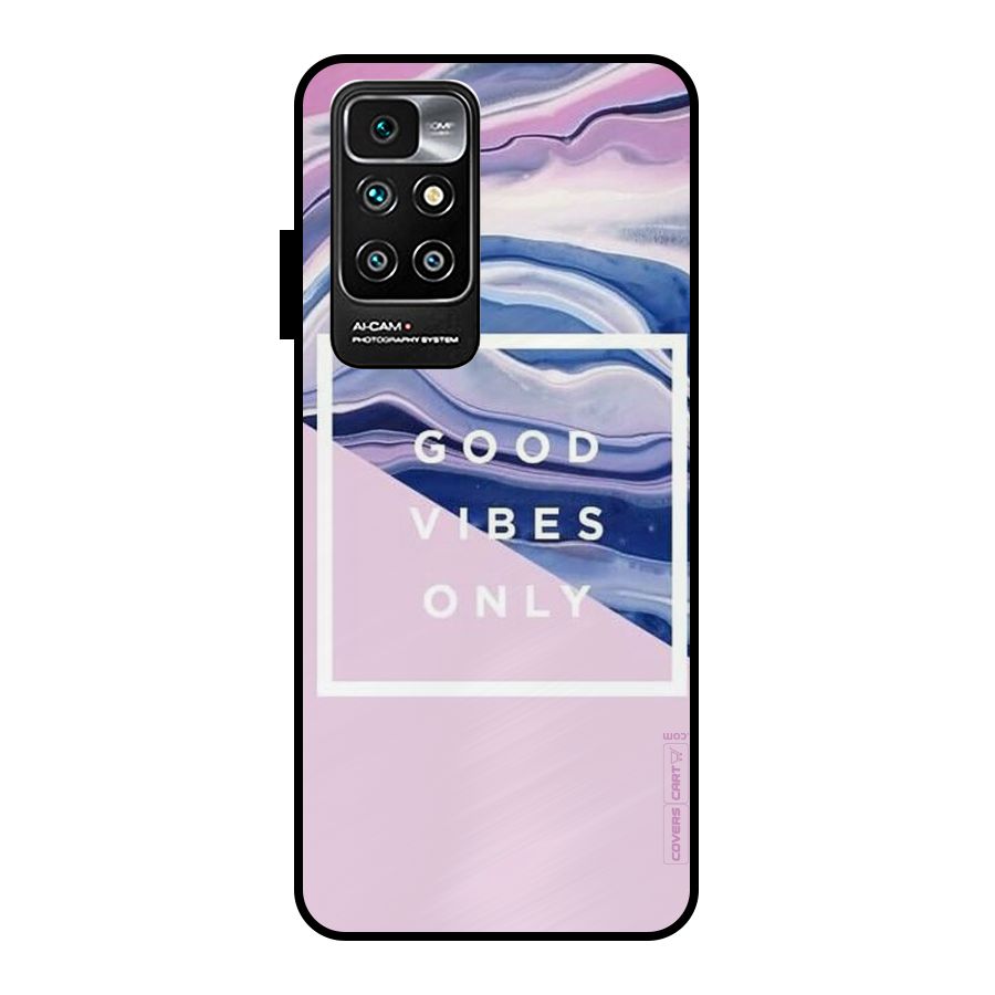 Pastel Color Vibes Metal Back Case for Redmi 10 Prime