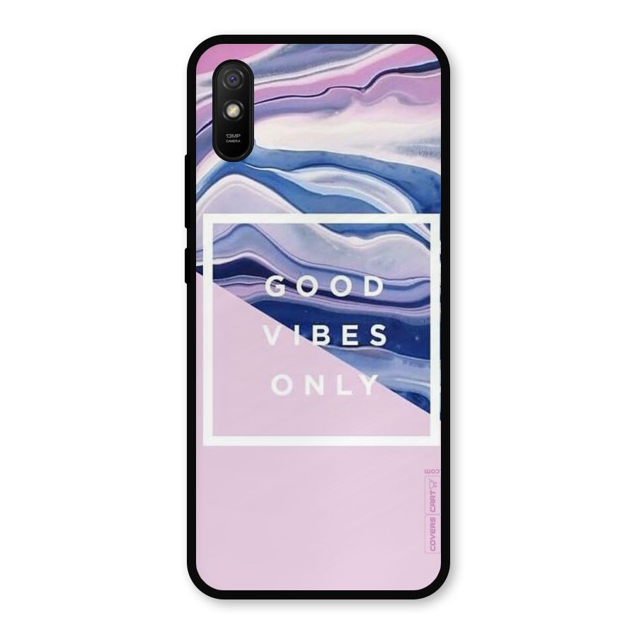 Pastel Color Vibes Metal Back Case for Redmi 9a