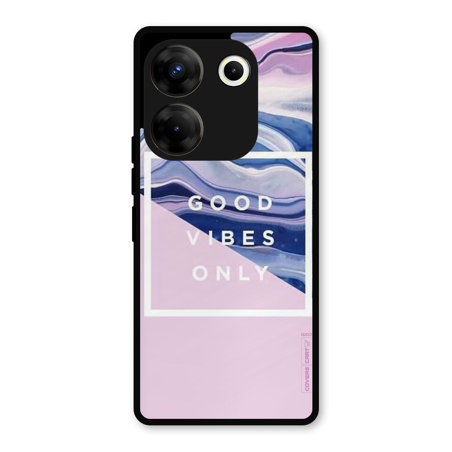 Pastel Color Vibes Metal Back Case for Tecno Camon 20