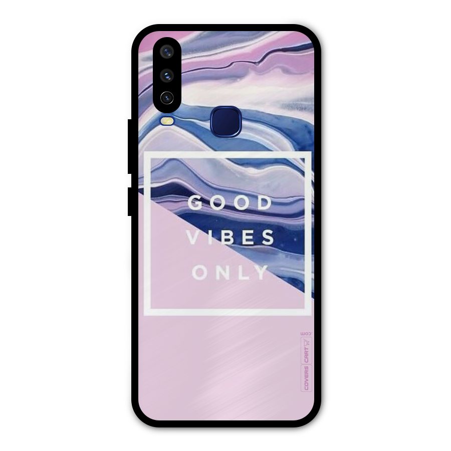 Pastel Color Vibes Metal Back Case for Vivo V17
