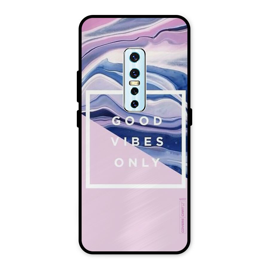 Pastel Color Vibes Metal Back Case for Vivo V17 Pro