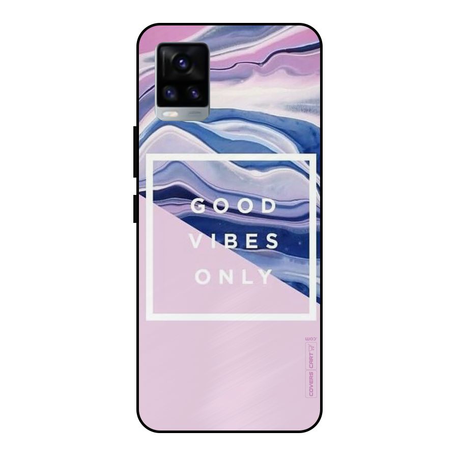 Pastel Color Vibes Metal Back Case for Vivo V20 2021