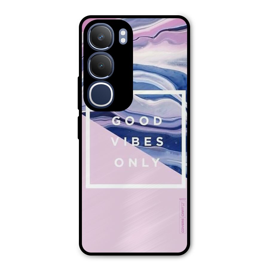 Pastel Color Vibes Metal Back Case for Vivo Y29