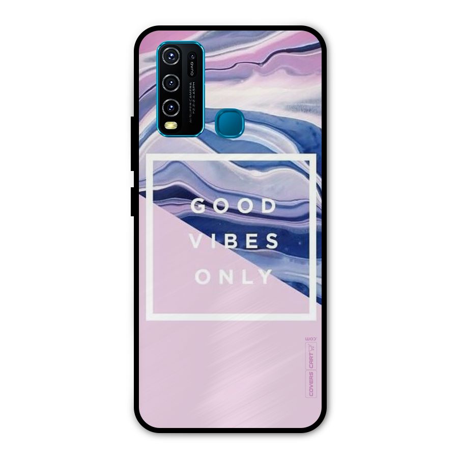 Pastel Color Vibes Metal Back Case for Vivo Y50