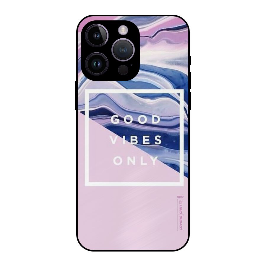 Pastel Color Vibes Metal Back Case for iPhone 14 Pro Max