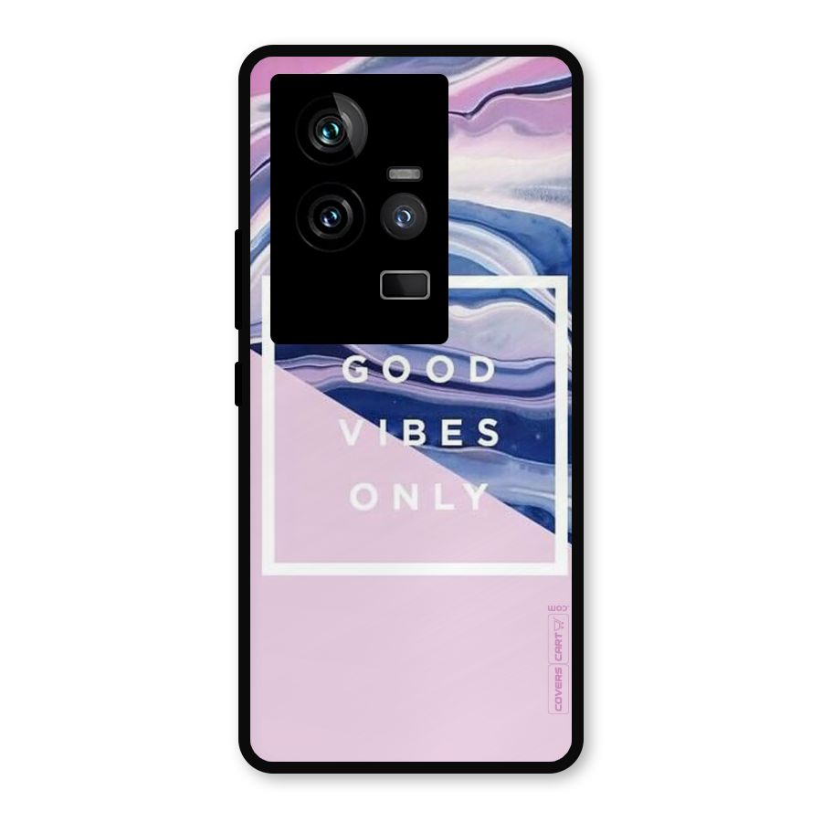 Pastel Color Vibes Metal Back Case for iQOO 11 5G