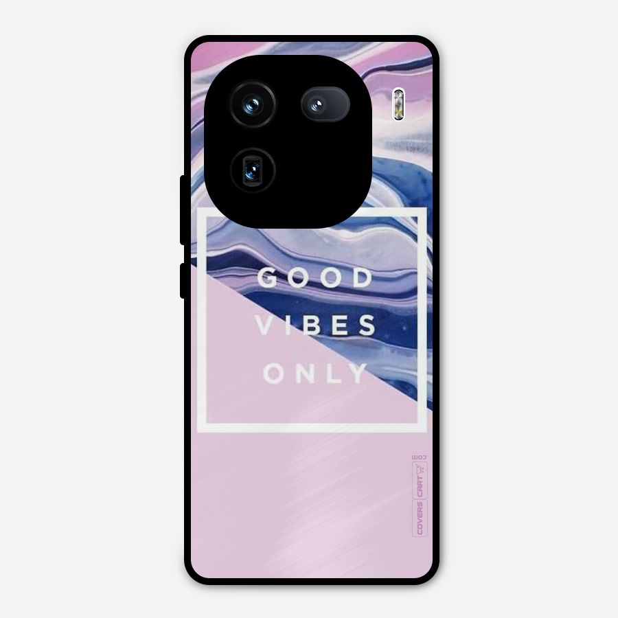 Pastel Color Vibes Metal Back Case for iQOO 12