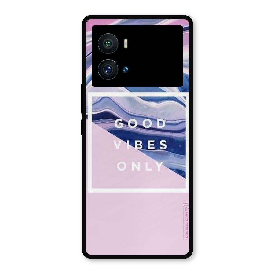 Pastel Color Vibes Metal Back Case for iQOO 9 Pro