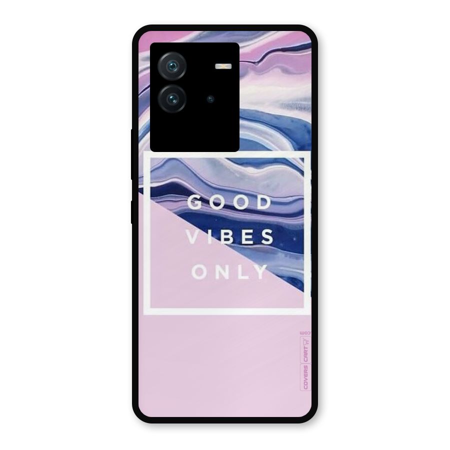 Pastel Color Vibes Metal Back Case for iQOO Neo 6 5G