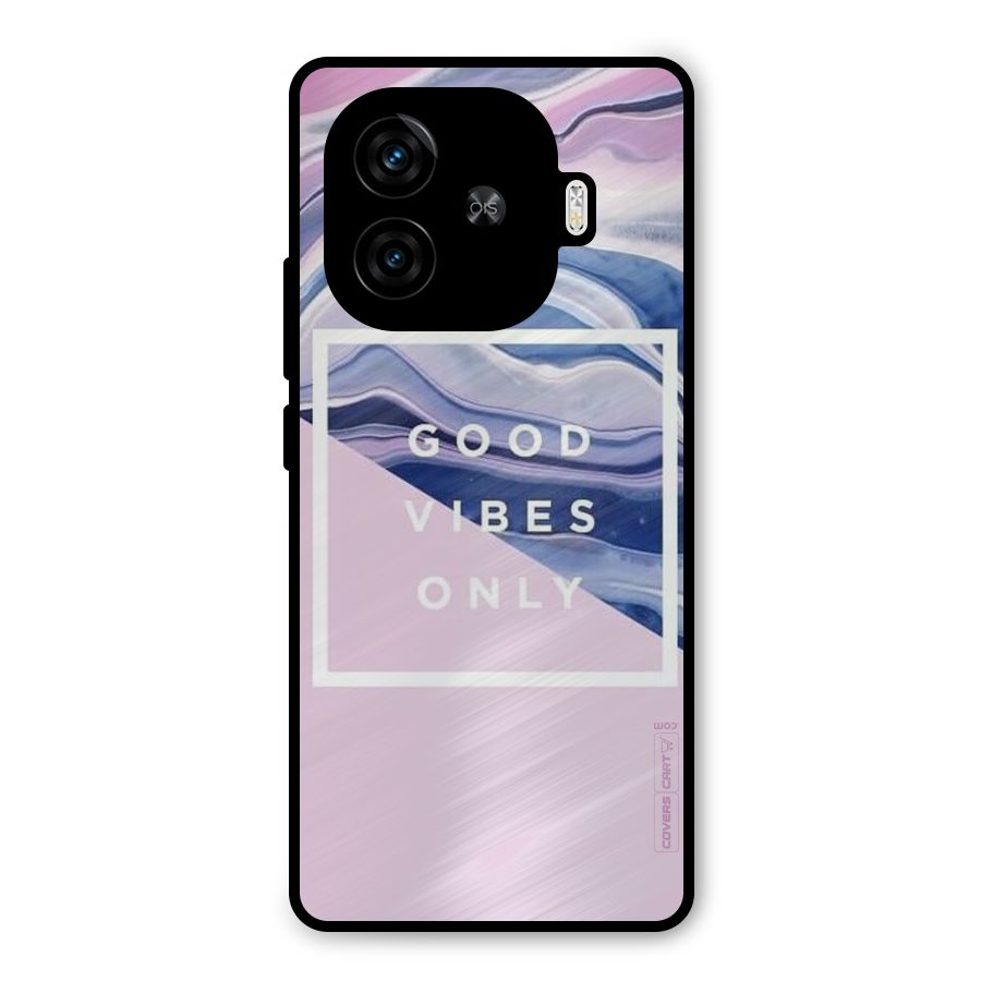 Pastel Color Vibes Metal Back Case for iQOO Z9 Turbo