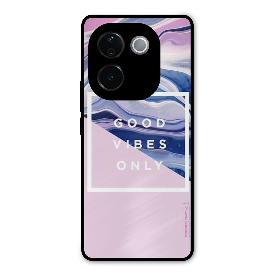 Pastel Color Vibes Metal Back Case for iQOO Z9s Pro
