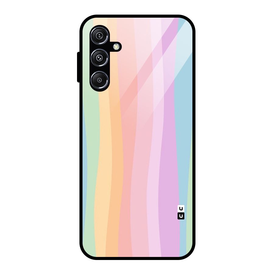 Pastel Curves Glass Back Case for Galaxy M34 5G