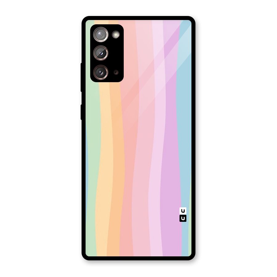 Pastel Curves Glass Back Case for Galaxy Note 20