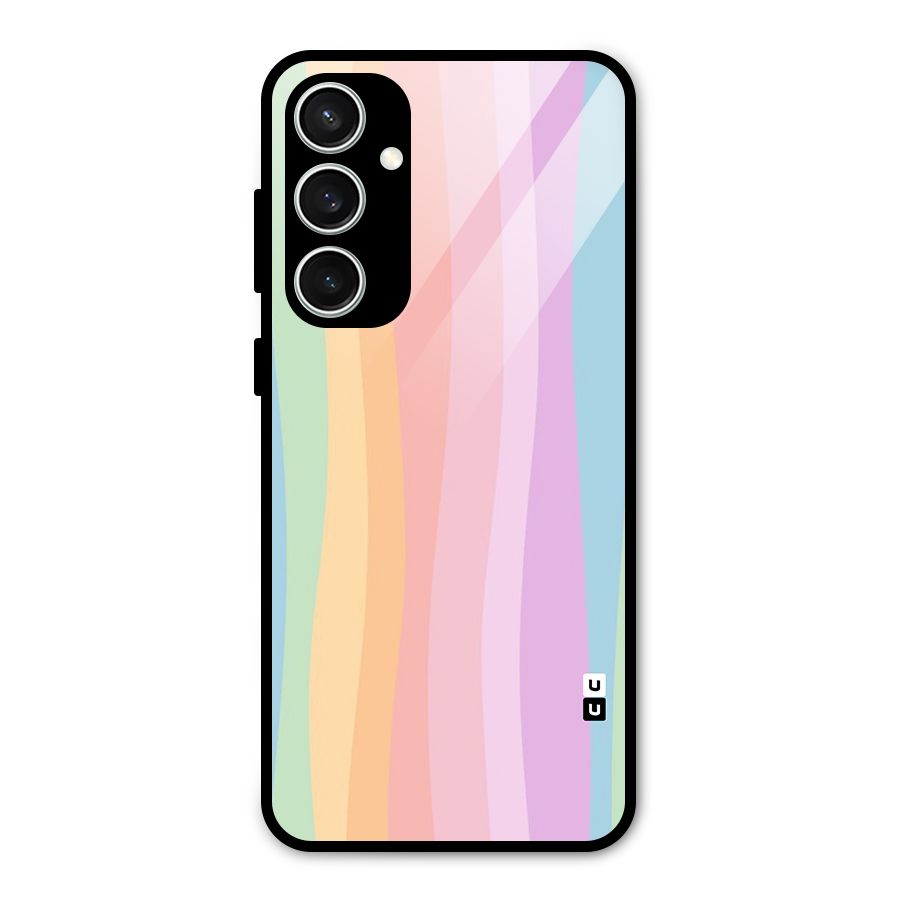 Pastel Curves Glass Back Case for Galaxy S23 FE