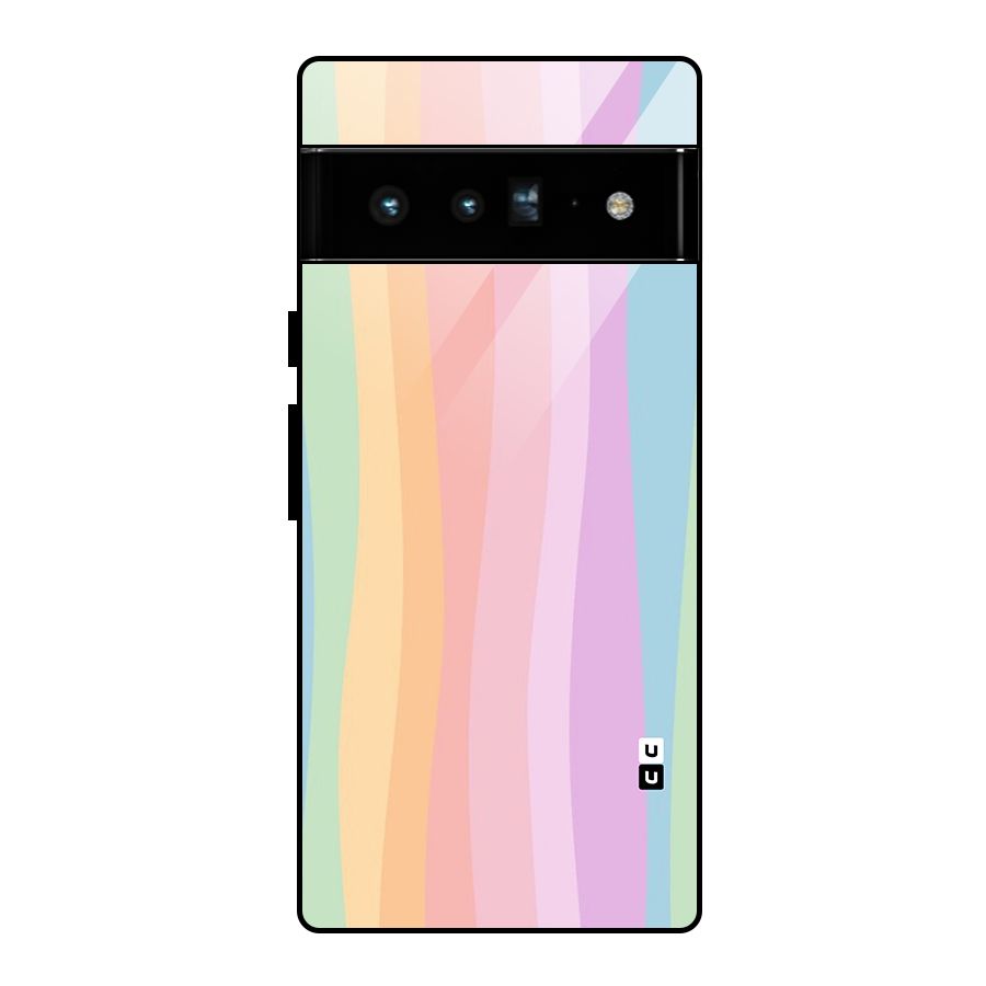 Pastel Curves Glass Back Case for Google Pixel 6 Pro