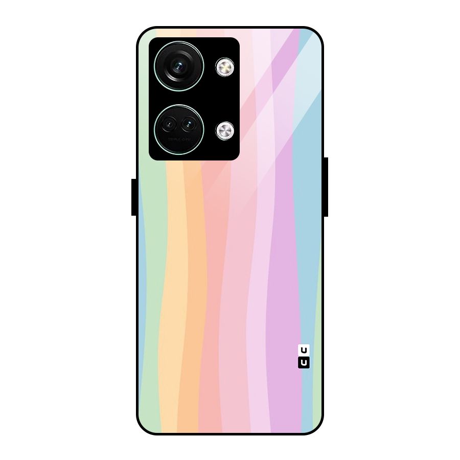 Pastel Curves Glass Back Case for Oneplus Nord 3