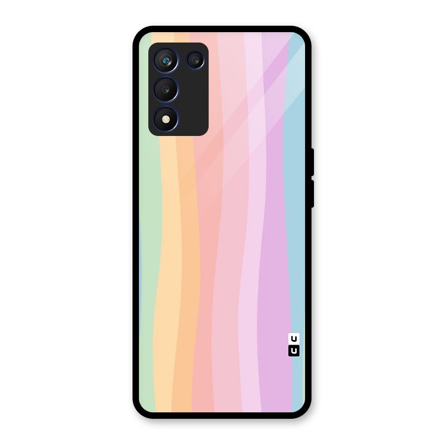 Pastel Curves Glass Back Case for Realme 9 5G Speed