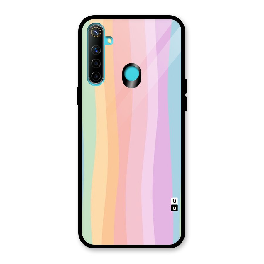 Pastel Curves Glass Back Case for Realme Narzo 10