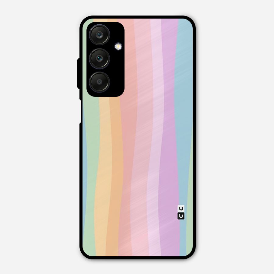 Pastel Curves Metal Back Case for Galaxy A25 5G