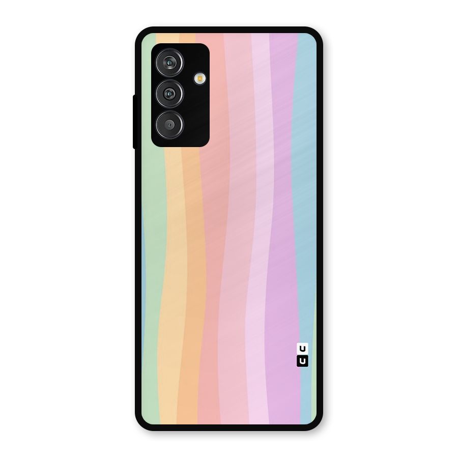 Pastel Curves Metal Back Case for Galaxy F13
