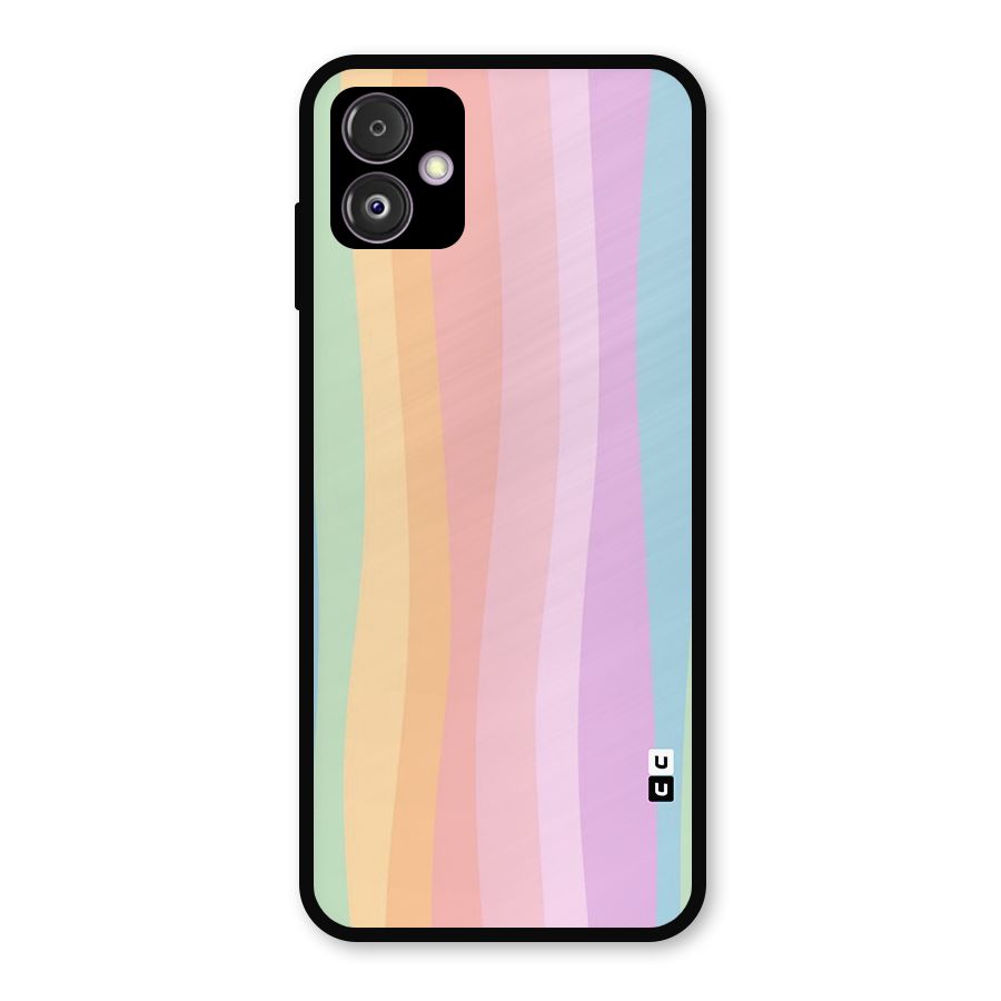 Pastel Curves Metal Back Case for Galaxy F14