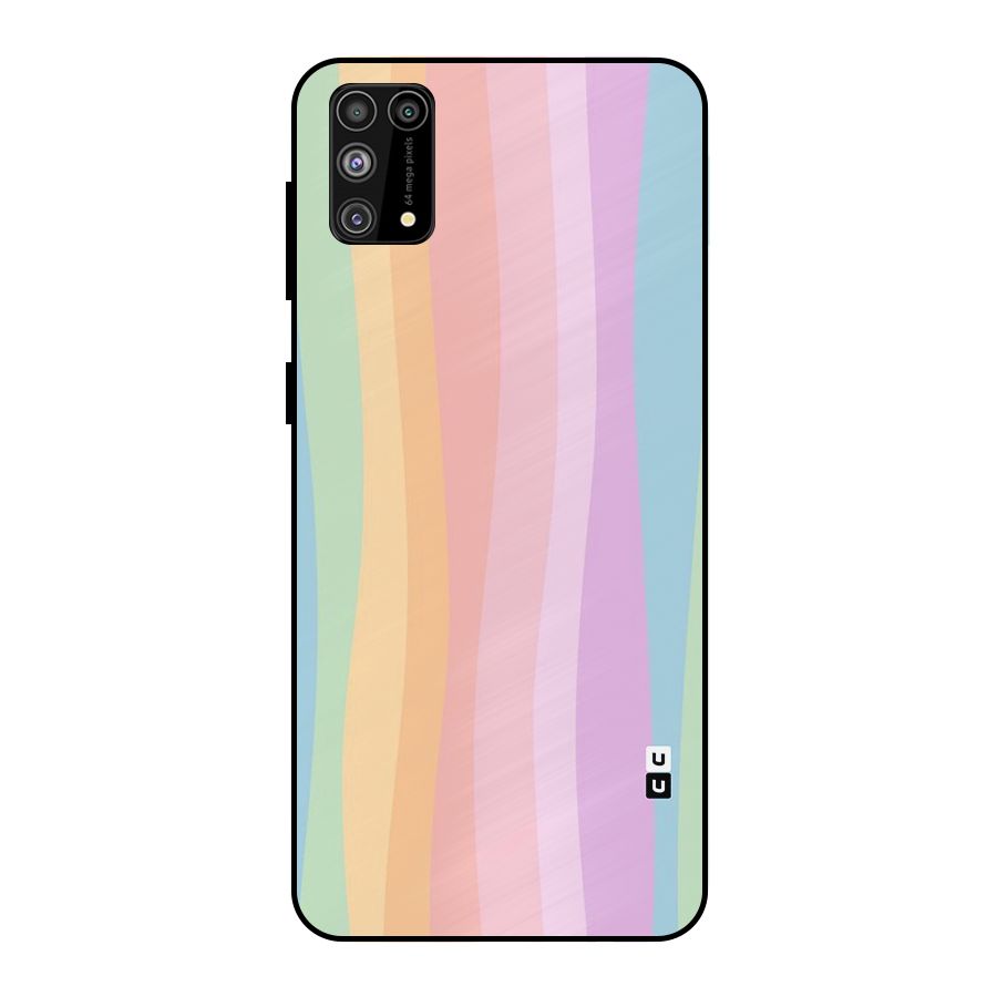 Pastel Curves Metal Back Case for Galaxy F41