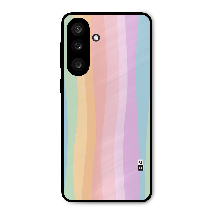 Pastel Curves Metal Back Case for Galaxy F56
