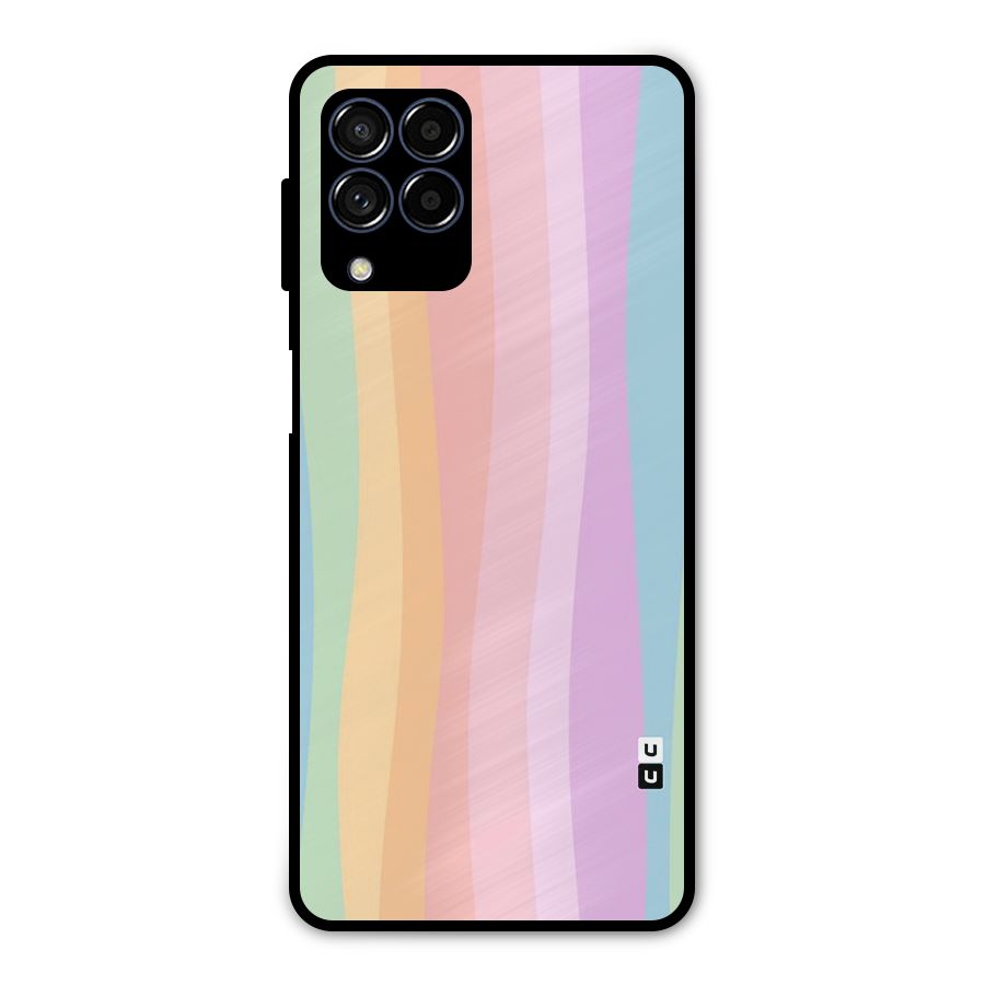 Pastel Curves Metal Back Case for Galaxy M53 5G
