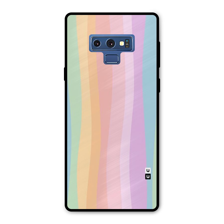 Pastel Curves Metal Back Case for Galaxy Note 9