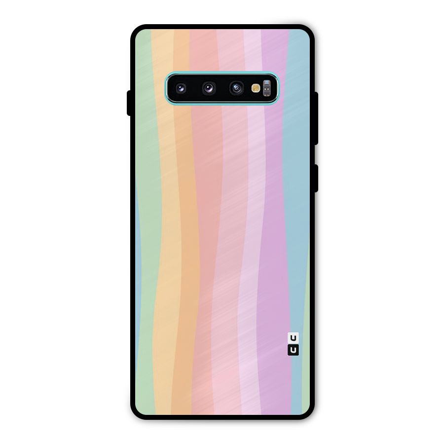 Pastel Curves Metal Back Case for Galaxy S10 Plus