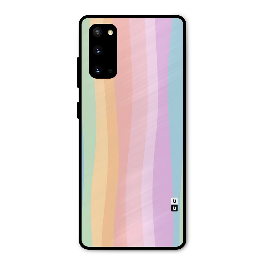 Pastel Curves Metal Back Case for Galaxy S20