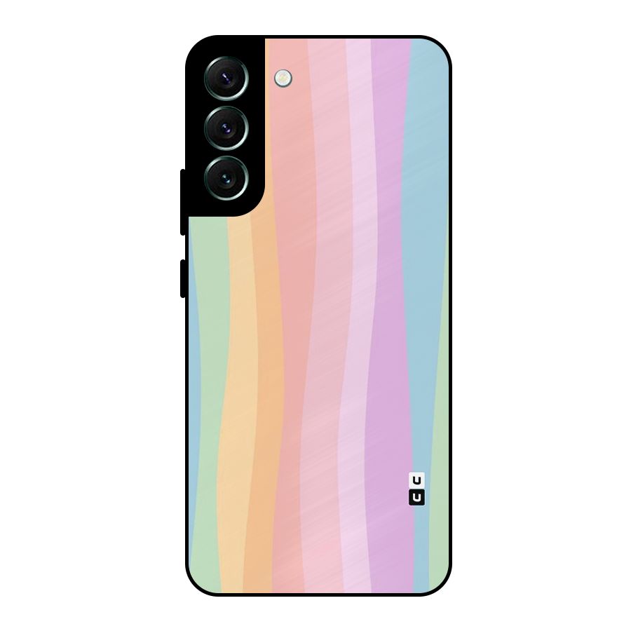 Pastel Curves Metal Back Case for Galaxy S22 Plus 5G