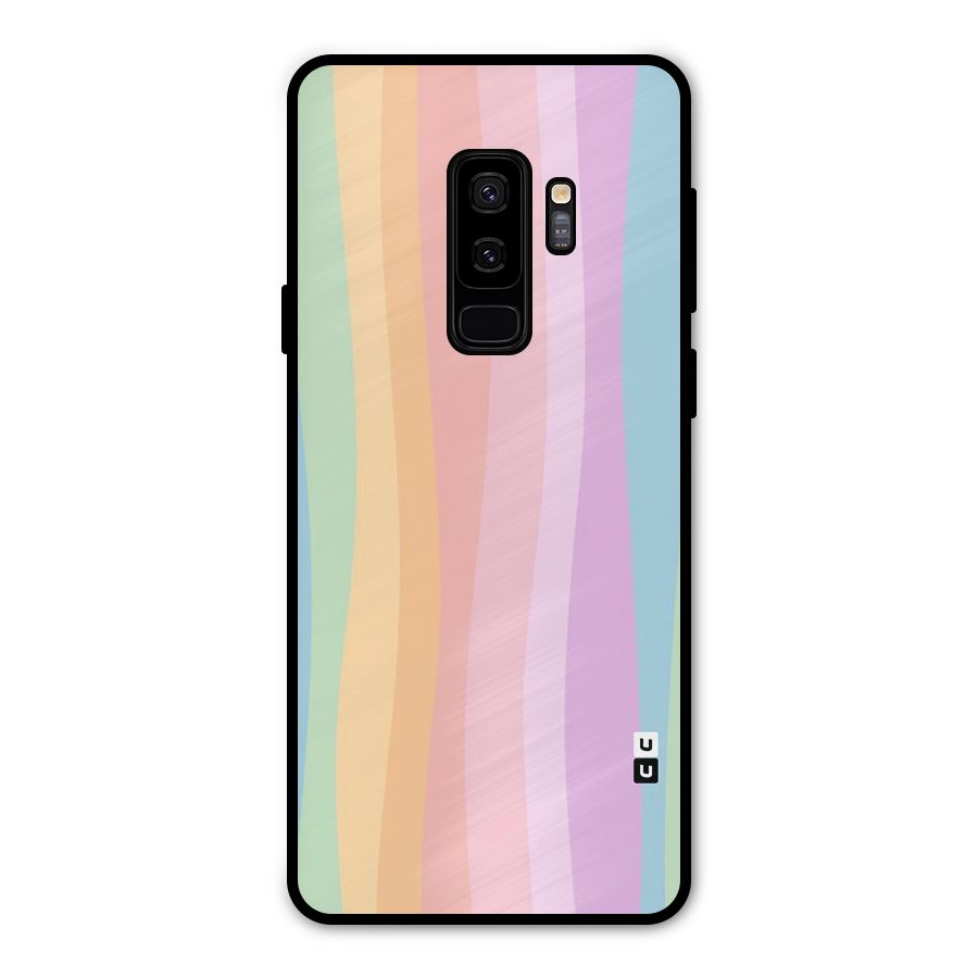 Pastel Curves Metal Back Case for Galaxy S9 Plus
