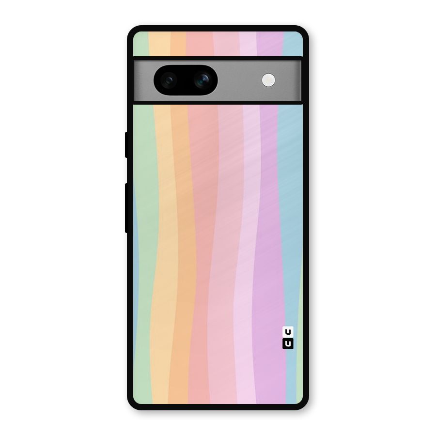 Pastel Curves Metal Back Case for Google Pixel 7a