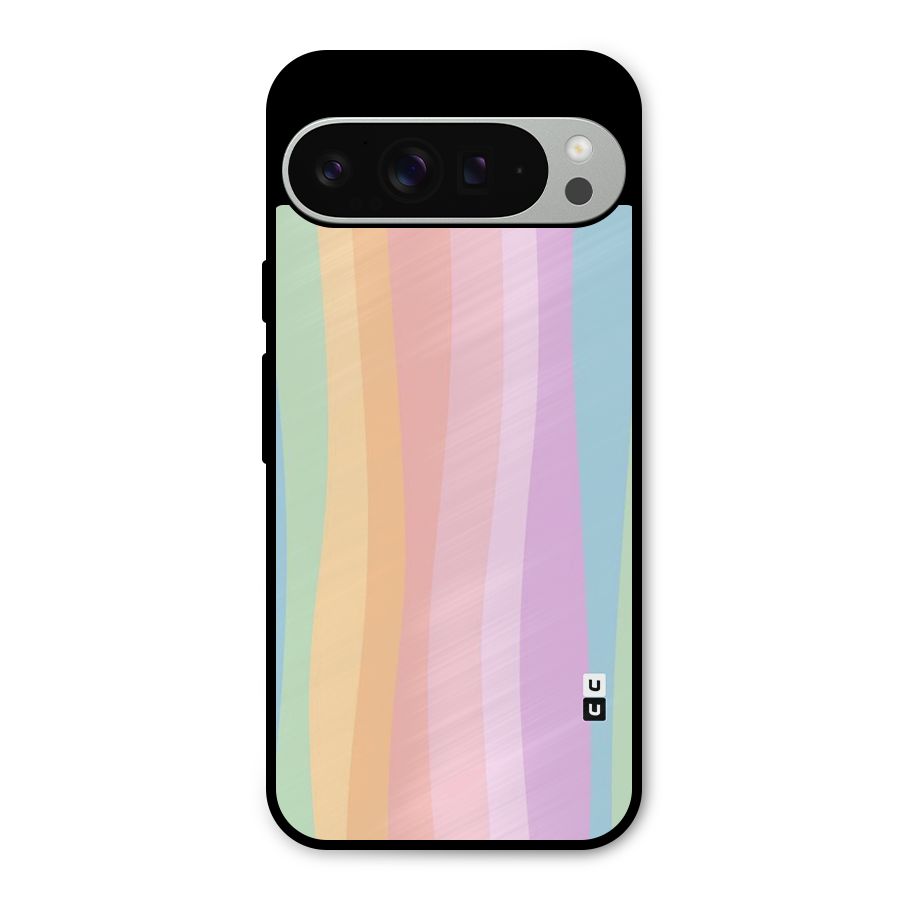 Pastel Curves Metal Back Case for Google Pixel 9 Pro XL