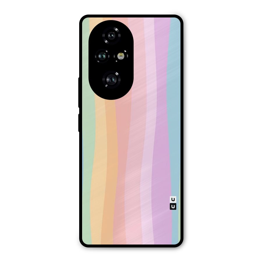 Pastel Curves Metal Back Case for Honor 200 Pro