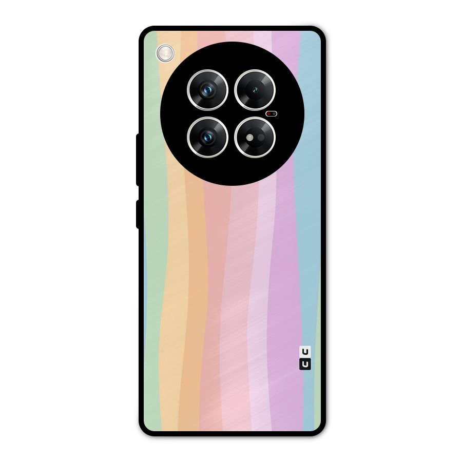 Pastel Curves Metal Back Case for Infinix Zero 40 5G