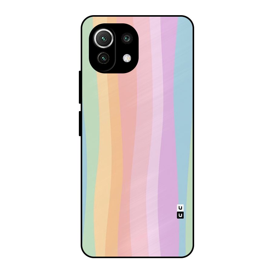 Pastel Curves Metal Back Case for Mi 11 Lite NE 5G