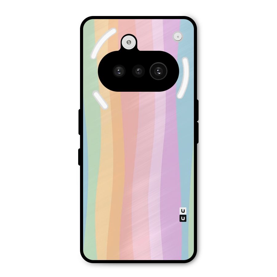 Pastel Curves Metal Back Case for Nothing Phone 3a