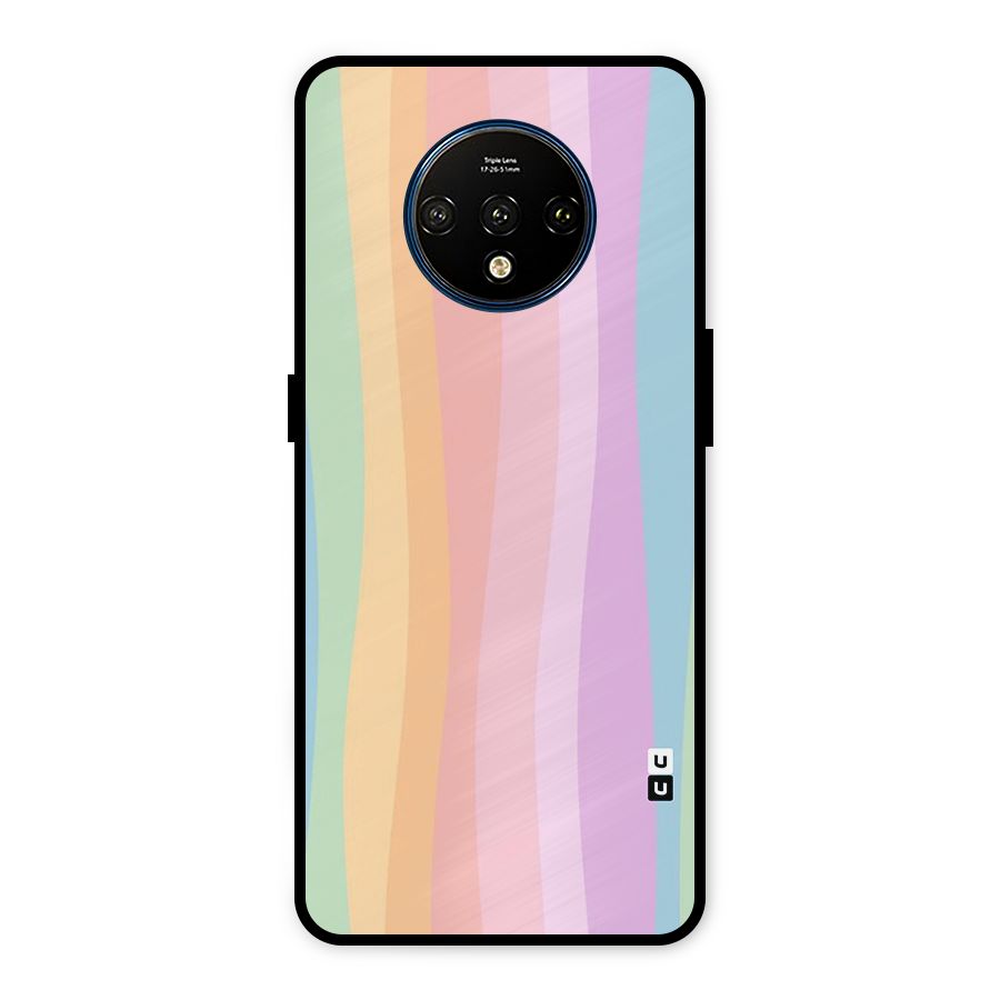 Pastel Curves Metal Back Case for OnePlus 7T