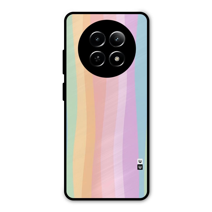 Pastel Curves Metal Back Case for Realme 12x 5G