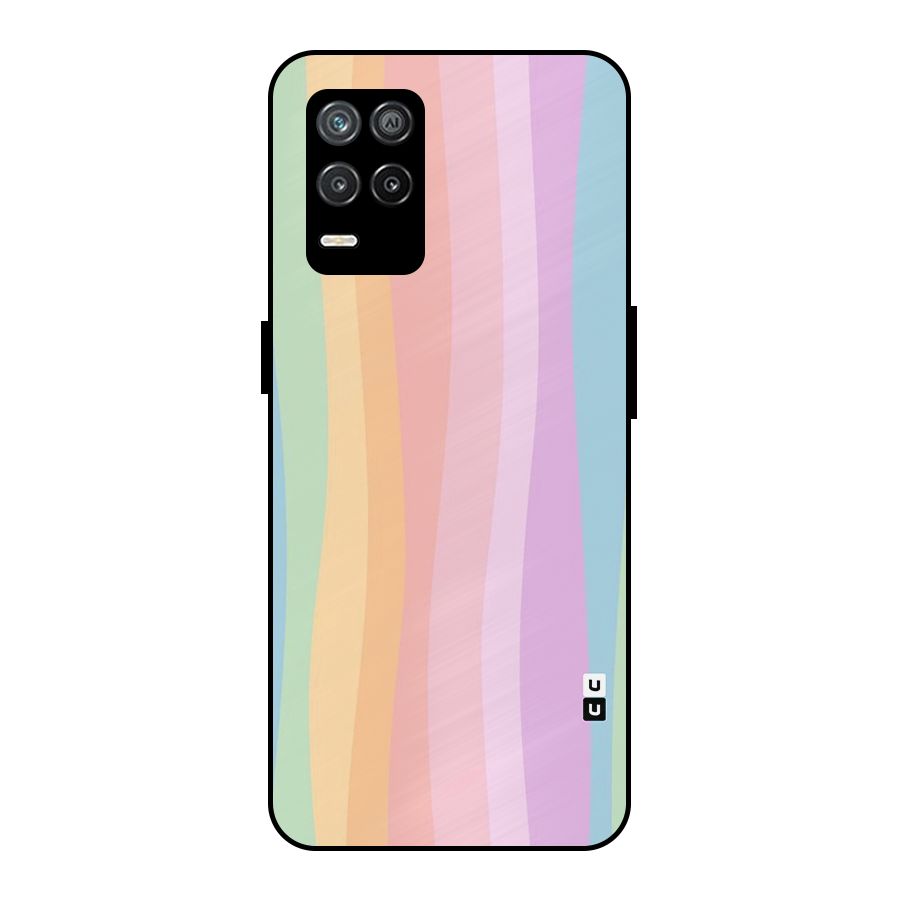 Pastel Curves Metal Back Case for Realme 8s 5G