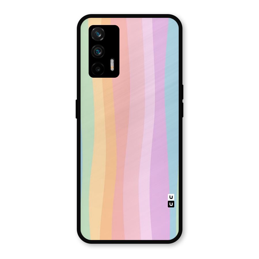 Pastel Curves Metal Back Case for Realme GT 5G